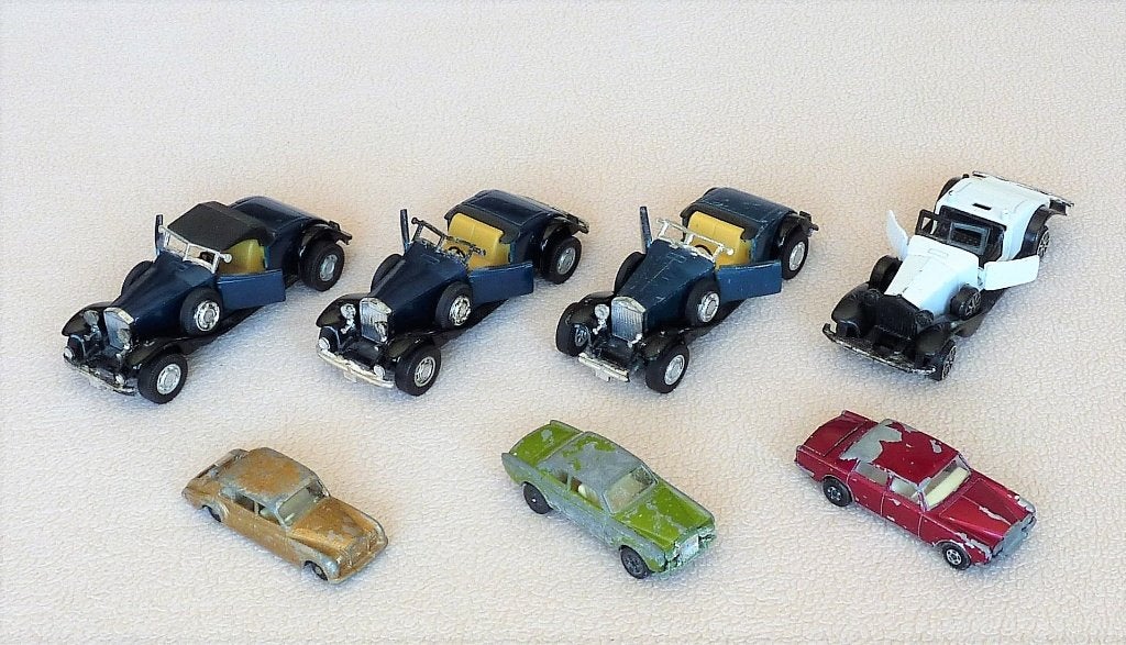 lot 7 Rolls Royce schaalmodellen 1-43 en kleiner, Hobby en Vrije tijd, Modelauto's | 1:43, Ophalen of Verzenden, Gebruikt, Auto