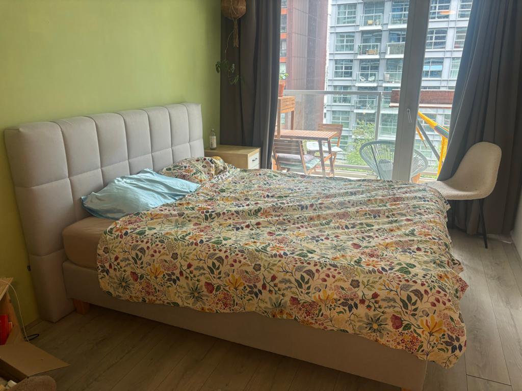 Emma Sleep Deluxe boxspring zonder matras, Ophalen, Tweepersoons, 160 cm