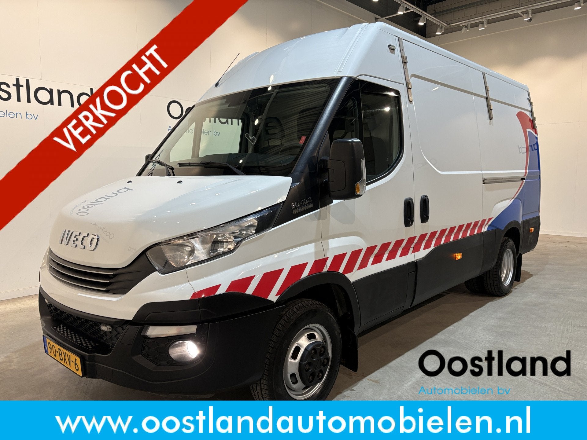 Iveco DAILY, 50C18 L3H3 180 PK Automaat Servicebus / Sortimo, Auto's, Automaat, Stof, Iveco, 179 pk