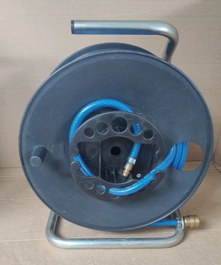 Powerfix DKT 020 Persluchtslanghaspel - 20m, 15 bar, Ophalen of Verzenden, Zo goed als nieuw, 10 bar of meer