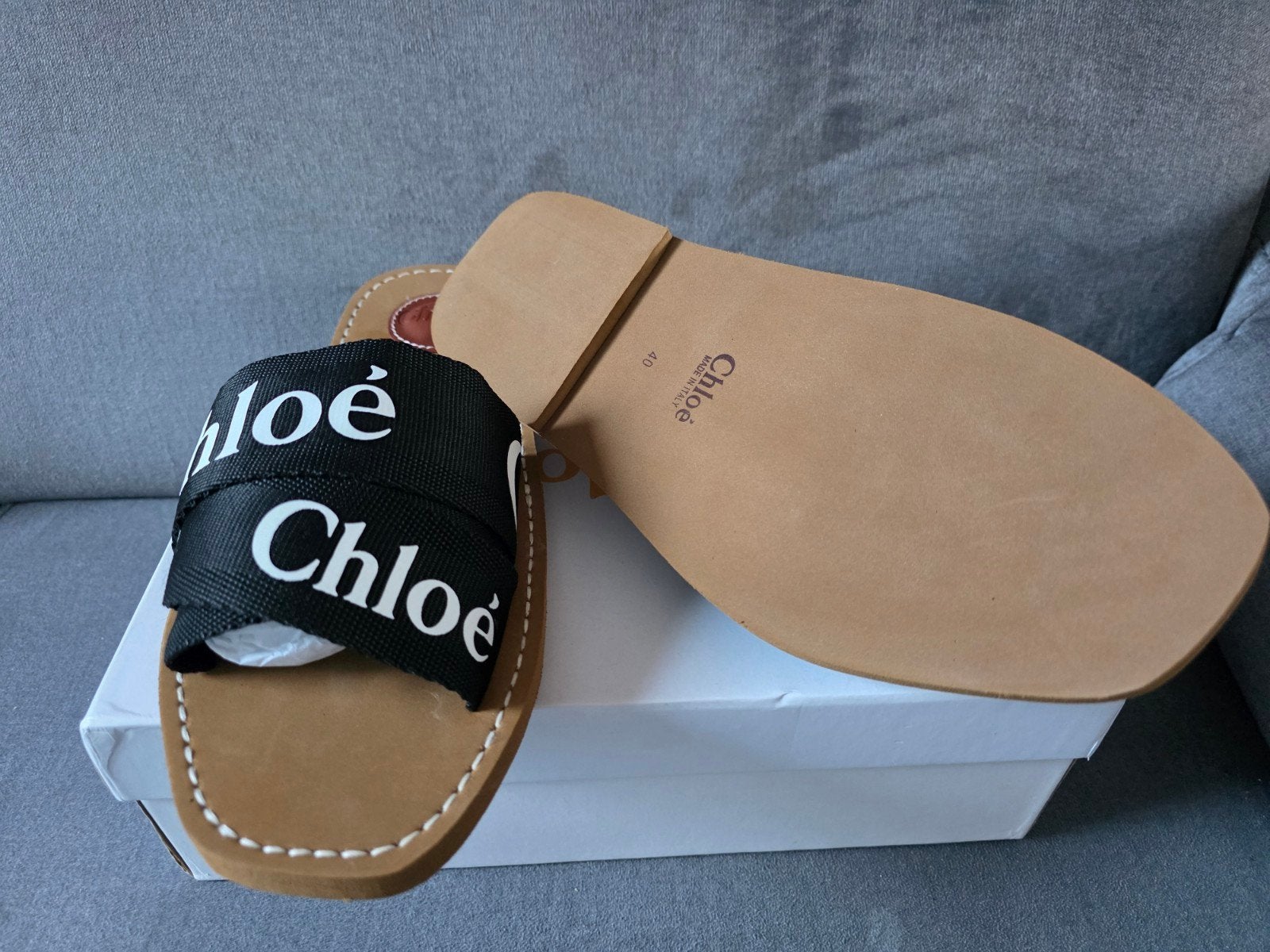 NIEUW!! Chloé Woody Slippers Black (hermes,gucci,dior), Kleding | Dames, Slippers, Zwart, Chloé, Nieuw