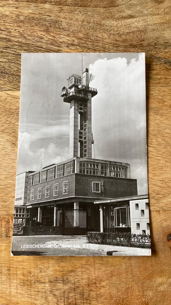 Oude ansichtkaart Leidschendam Dr. Neher-Lab PTT, Verzamelen, Ophalen of Verzenden, 1960 tot 1980, Ongelopen, Zuid-Holland