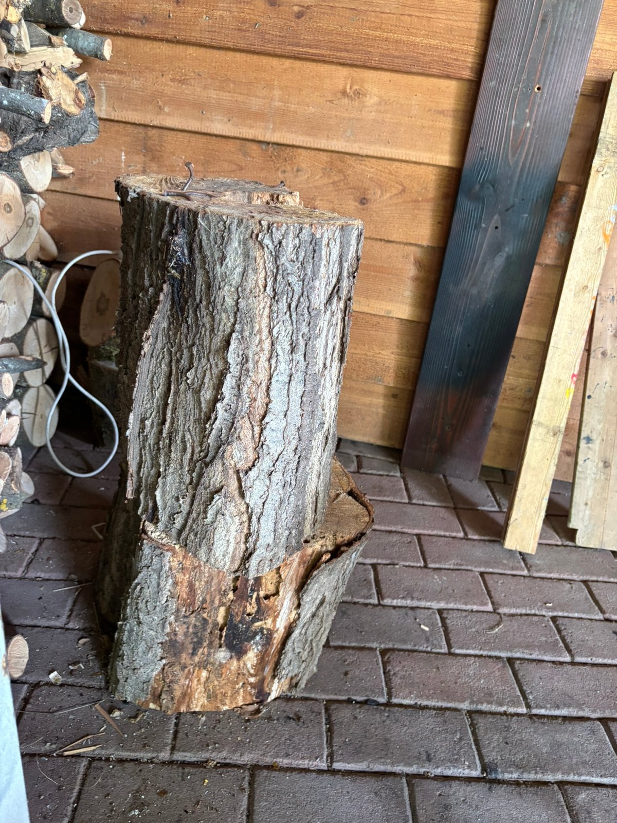 Stookhout brandhout enkele stammen, Tuin en Terras, Minder dan 3 m³, Ophalen