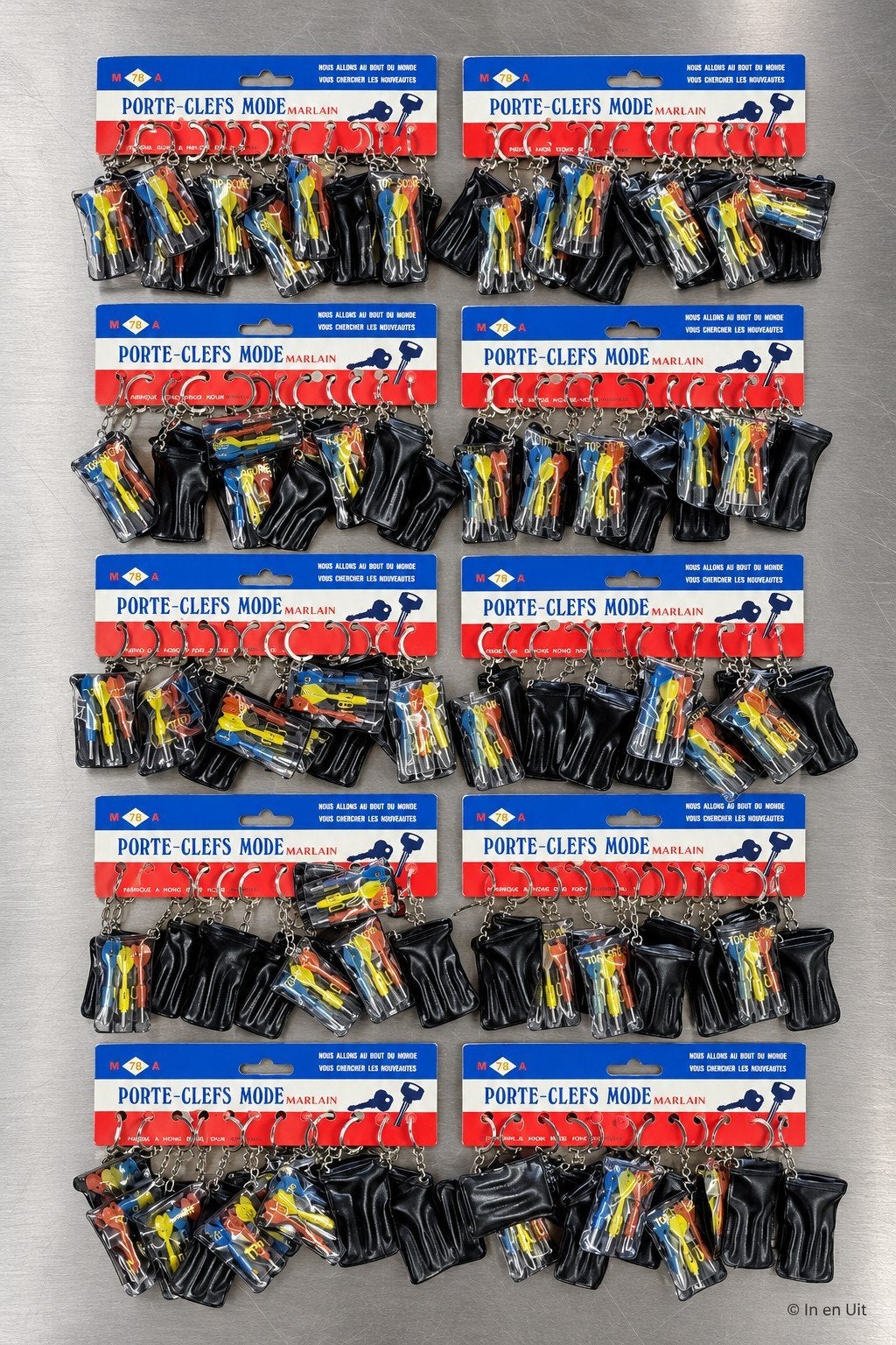 Partij mini dart pijl setjes - sleutelhangers - Topscore 180, Sport, Verzenden, Nieuw, Nvt