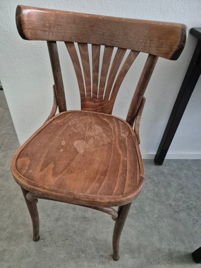 bruine stoelen, Huis en Inrichting, Stoelen, Ophalen, Gebruikt, Bruin, Vijf, Zes of meer stoelen