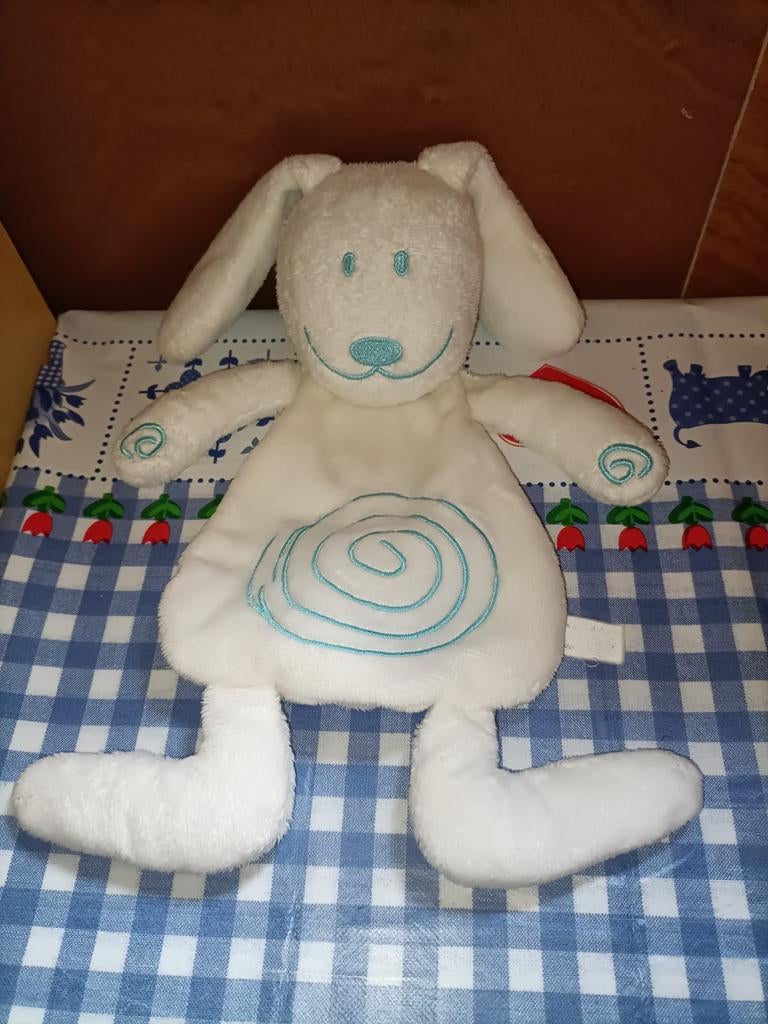 Difrax wit konijn Knuffeldoekje knuffel 32 cm groot, Kinderen en Baby's, Speelgoed | Knuffels en Pluche, Ophalen of Verzenden