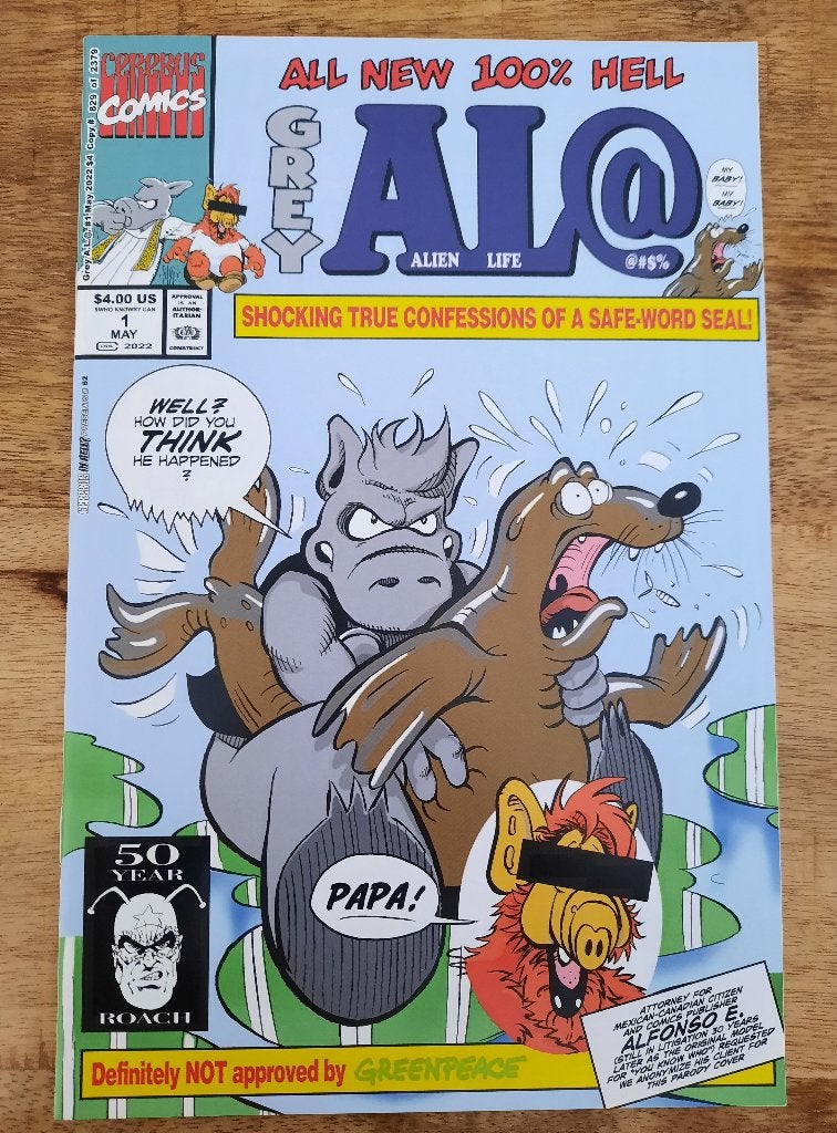 Cerebus comics In hell Alien life, lim. ed. no. 829 of 2379, Eén comic, Ophalen of Verzenden, Gelezen, Amerika