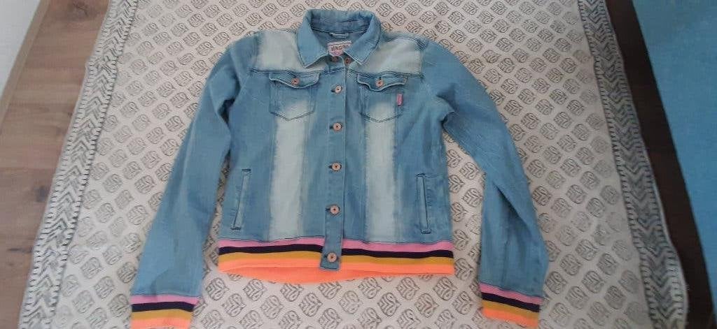 Vingino spijkerjasje M, Kleding | Dames, Maat 38/40 (M), Ophalen of Verzenden, Zo goed als nieuw, Vingino