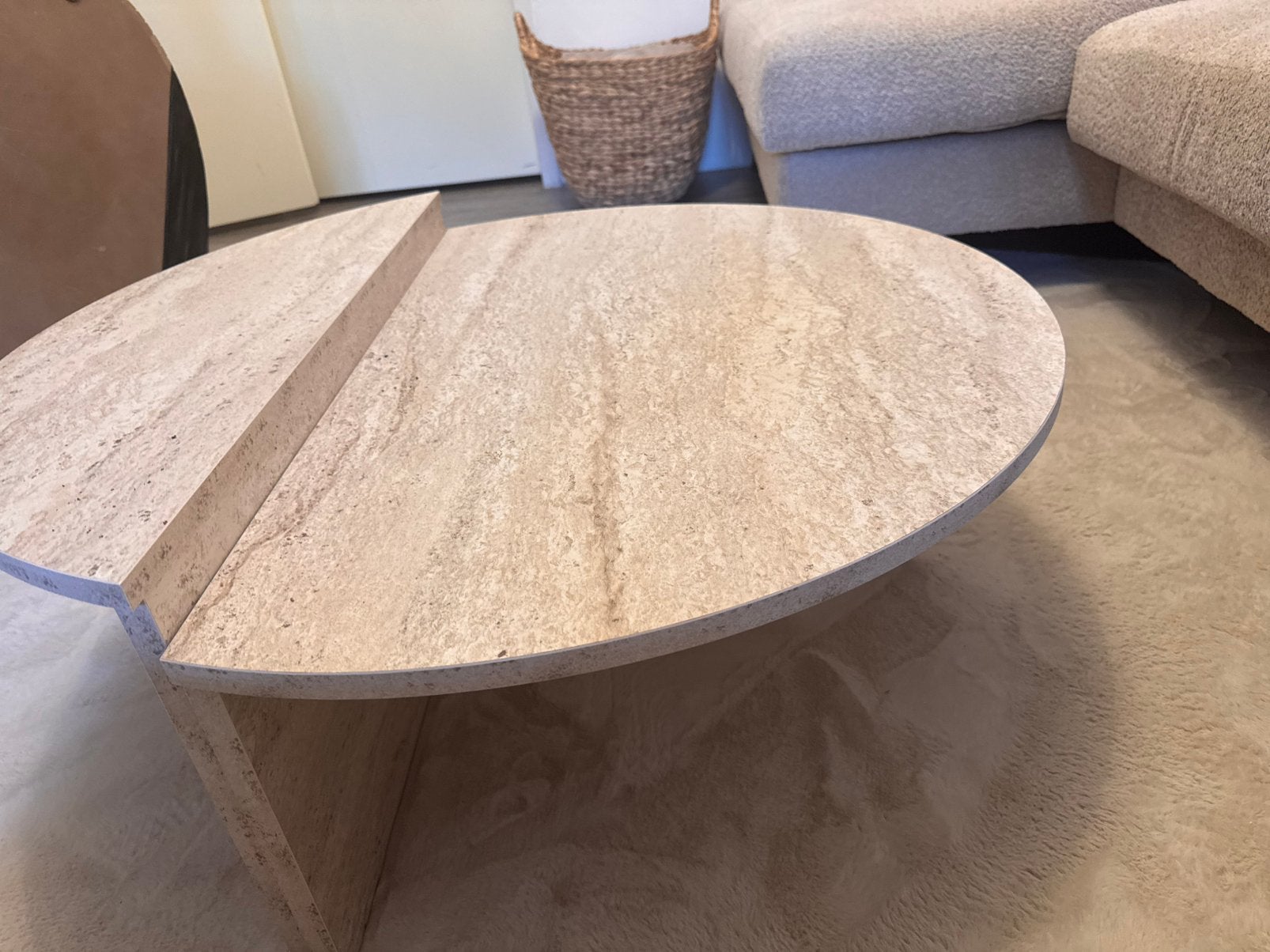 Helemaal nette salontafel, Ophalen, 50 tot 100 cm, Rond, 50 tot 100 cm