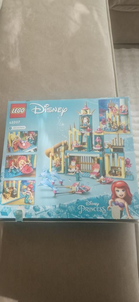Lego Disney Princess 43207 Ariëls Onderwaterpaleis, Compleet, Lego, Ophalen of Verzenden, Zo goed als nieuw