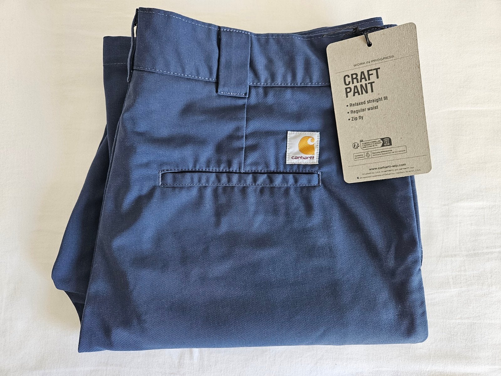 Carhartt Craft Pant - Nieuw met labels, Blauw, Carhartt, Nieuw, Overige maten