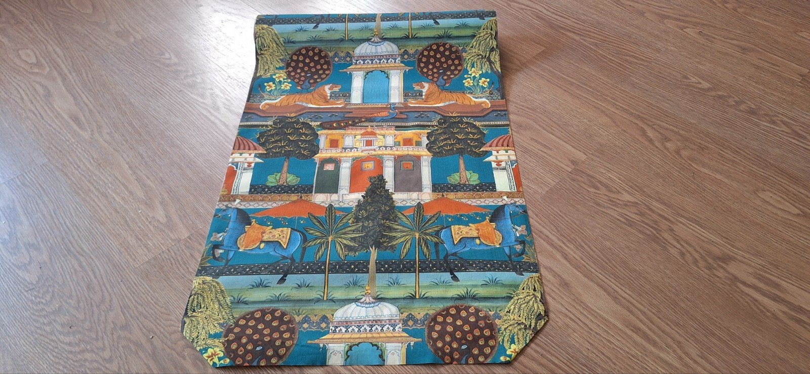 2 rollen vliesbehang met exotische print (Rasch), Rasch, Groen, Ophalen of Verzenden, Vliesbehang