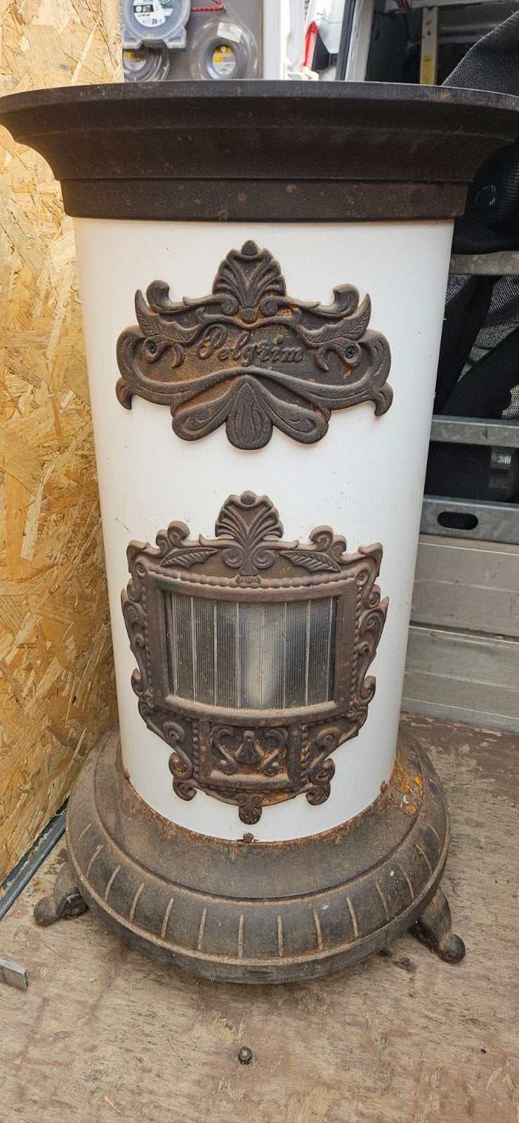 Pelgrim Gaskachel - Vintage Vrijstaande Kachel, Huis en Inrichting, Ophalen, Gebruikt, Gas, Vrijstaand