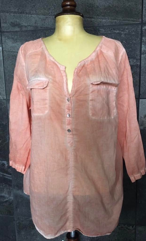 Gina Benotti design katoen tuniek bescherm hete zomerdagen, Kleding | Dames, Blouses en Tunieken, Zo goed als nieuw, Maat 42/44 (L)