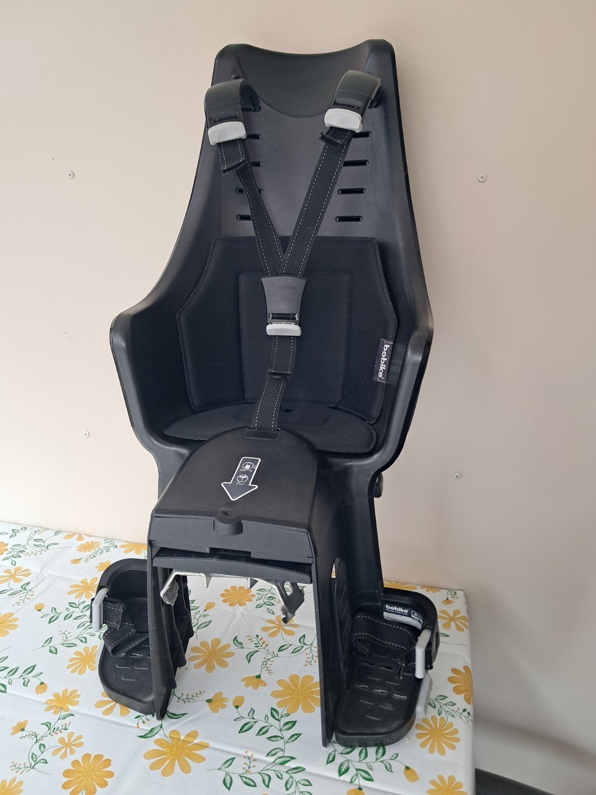 Bobike Exclusive Tour Fietszitje Achter - Zwart, Ophalen, Achterzitje, 0 t/m 18 kg, Bobike