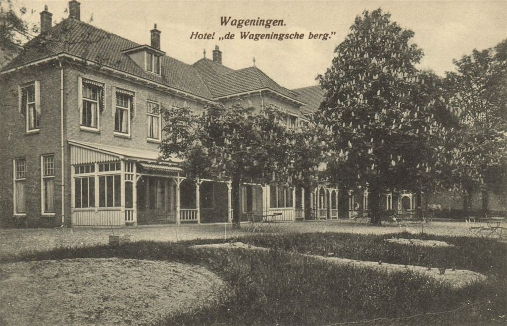 Wageningen. Hotel de Wageningsche berg. - ongelopen, Verzamelen, Verzenden, 1920 tot 1940, Ongelopen, Gelderland