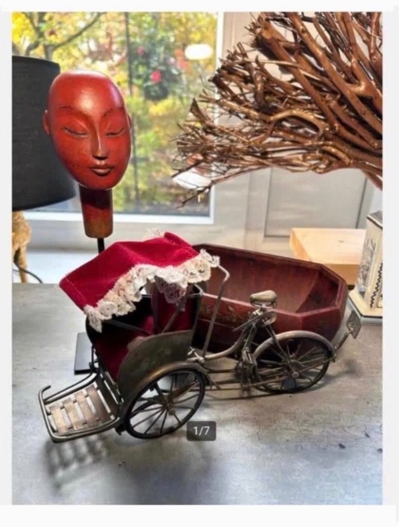 Indonesische Fiets, Beeld en Bak - Decoratief woondeco, Antiek en Kunst, Ophalen of Verzenden