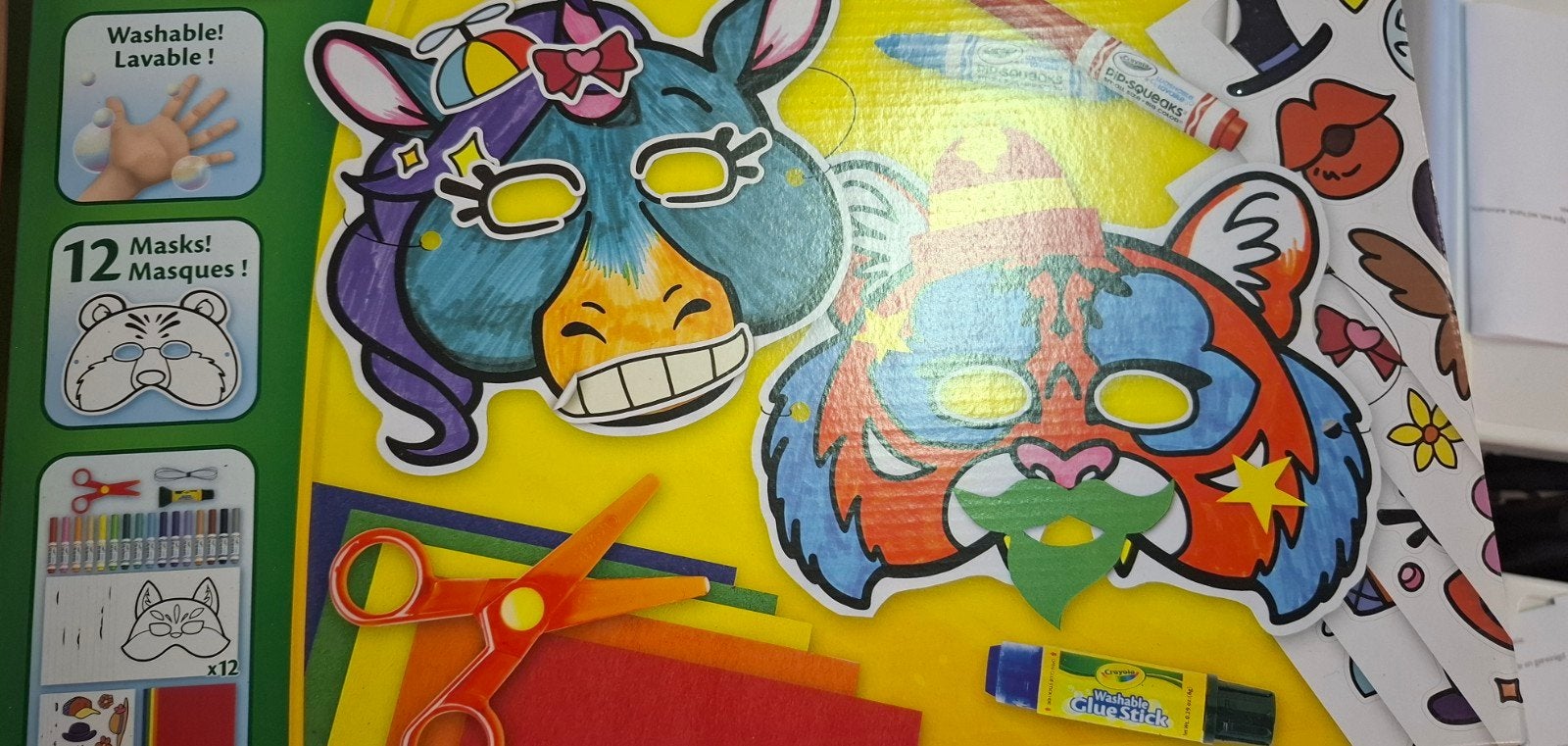 6 x nieuw Crayola Masker Creatie Kit - Knutselset voor Kinde, Crayola, Nieuw, Ophalen of Verzenden, Crayola