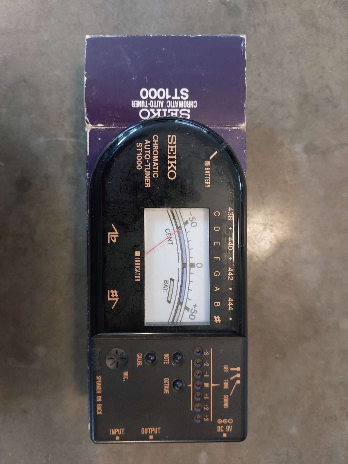 Seiko ST1000 Chromatic auto tuner stemapparaat, Ophalen of Verzenden, Gebruikt, Akoestische gitaar