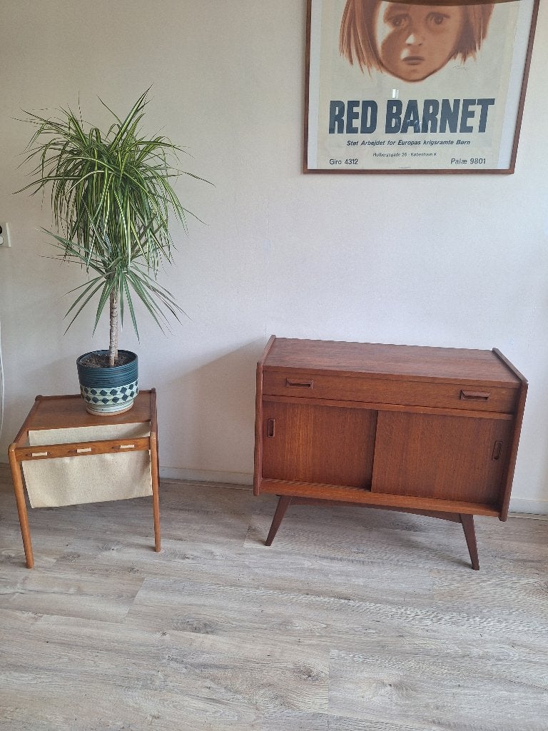 Prachtig vintage wandkastje, Ophalen, Gebruikt, 1 of 2 laden, 50 tot 100 cm