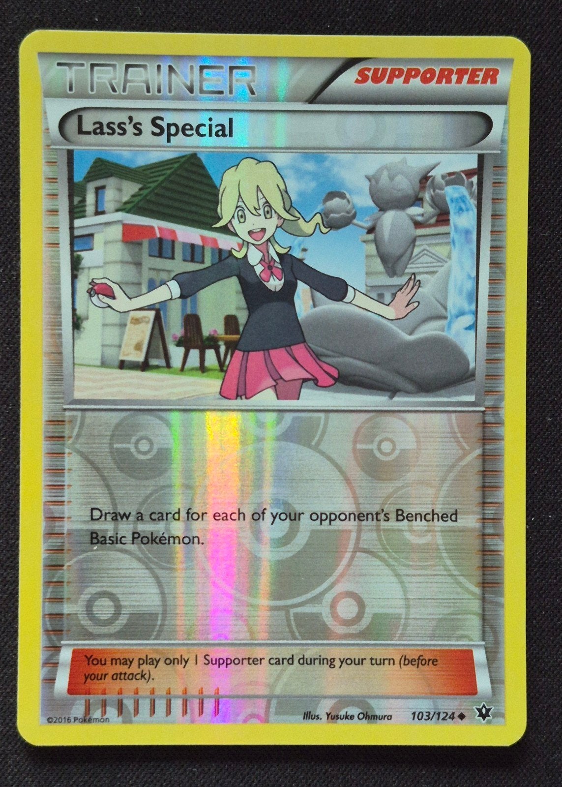 Lass's Special Reverse Holo – Fates Collide 103/124, Verzenden, Zo goed als nieuw, Losse kaart