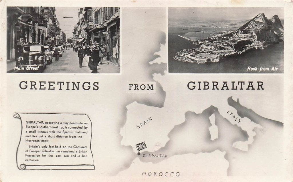 702-317-025 Gibraltar, Verzenden, Voor 1920, Overig Europa