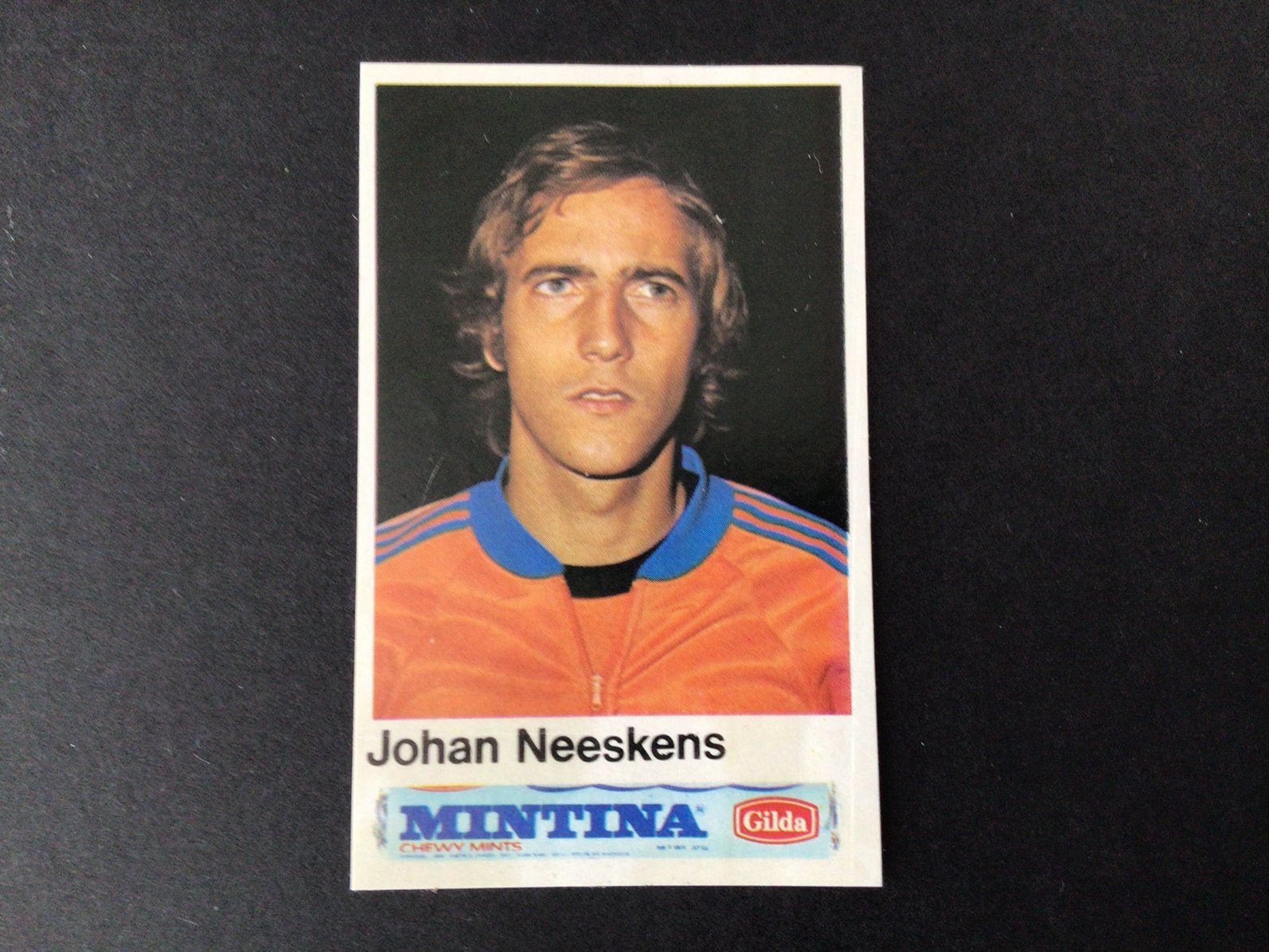 Sticker Johan Neeskens, Ophalen of Verzenden, Nieuw, Overige binnenlandse clubs, Spelerskaart
