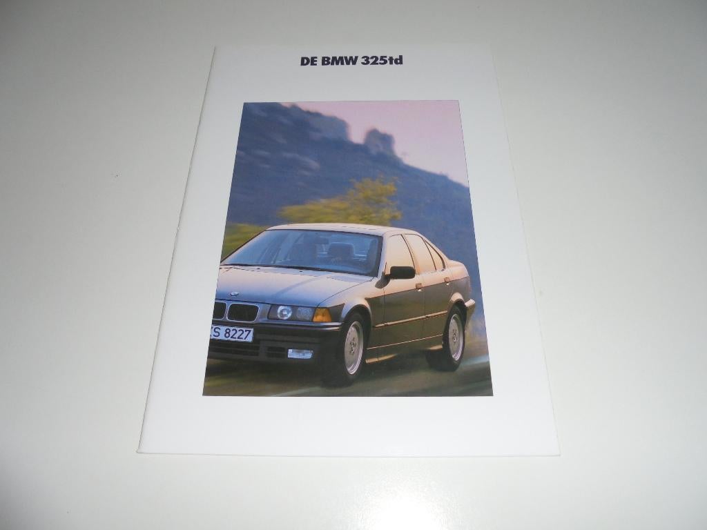 brochure BMW 325td  1992, Ophalen of Verzenden, Nieuw, BMW