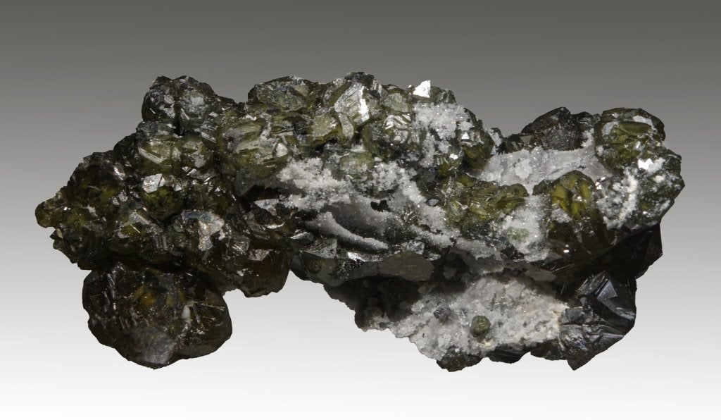 **TOP** Groene CLEIOPHAAN kristallen uit Bulgarije, Ophalen of Verzenden, Mineraal