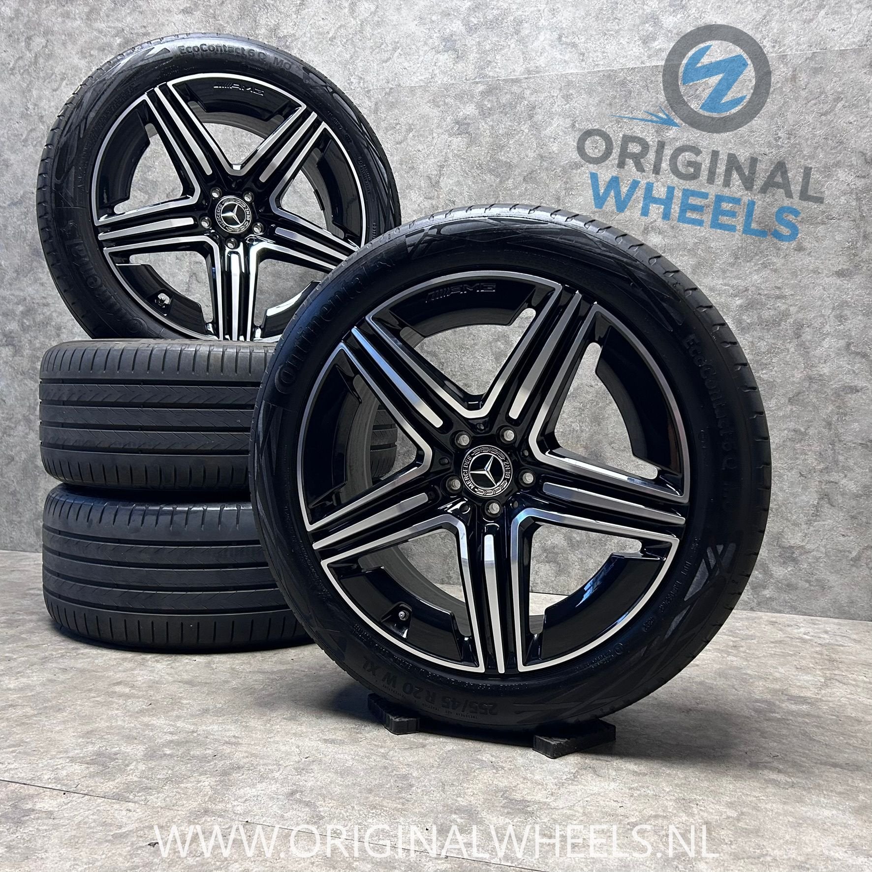 20 inch originele AMG velgen + zomerbanden Mercedes GLC X254, Auto-onderdelen, Gebruikt, 255 mm, -, -