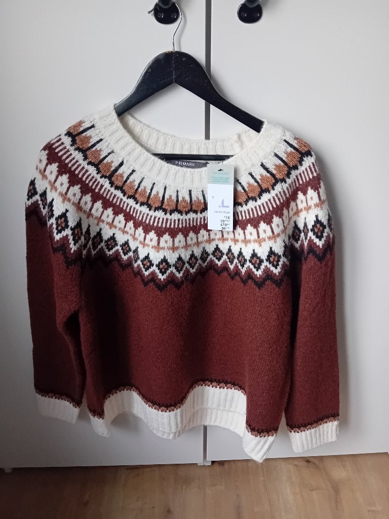 Gloednieuwe trui (met label er nog aan) van Primark maat XL., Bruin, Primark, Trui of Vest, Nieuw