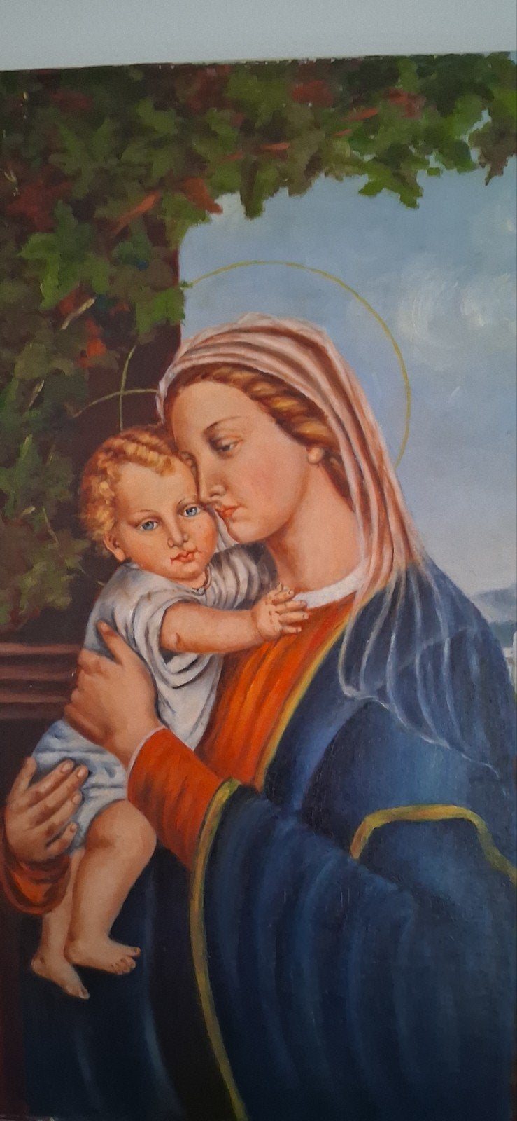 Schilderij, Ophalen, Gebruikt, Schilderij, 75 cm of meer