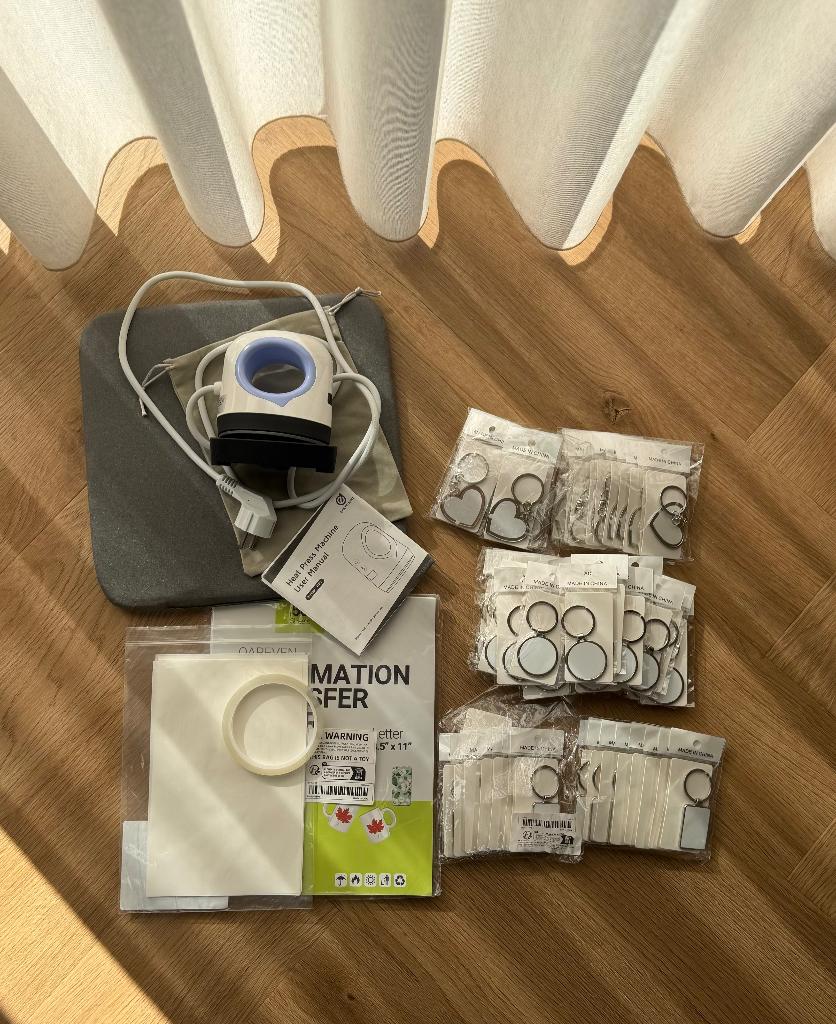 Sleutelhanger DIY set, Ophalen of Verzenden, Nieuw, Metaal, Knutselwerk