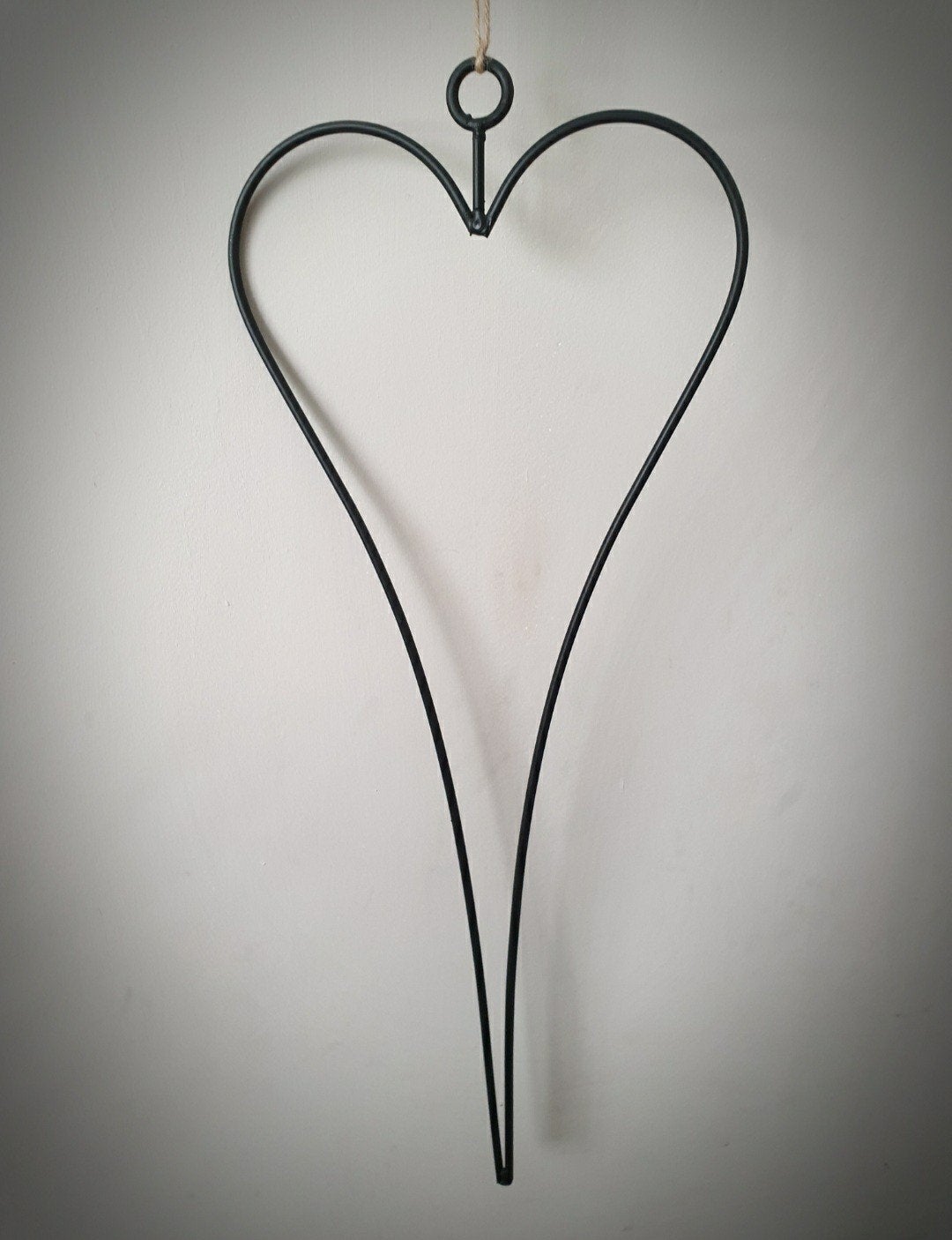 Metalen hart frame hangend hart - hartvorm - krans, Ophalen of Verzenden, Nieuw, Metaal