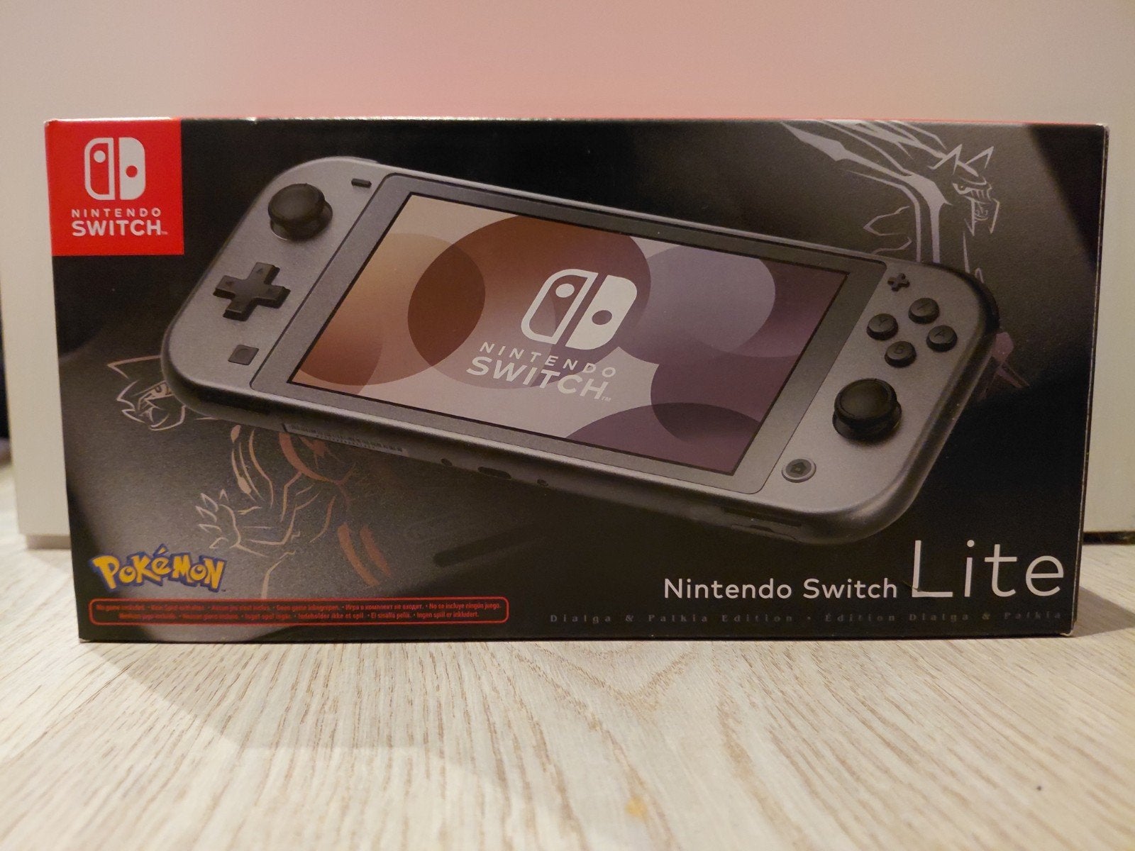 Nintendo Switch Lite Pokemon Dialga en Palkia, Ophalen, Overige kleuren, Gebruikt, Met beschermhoes of tas