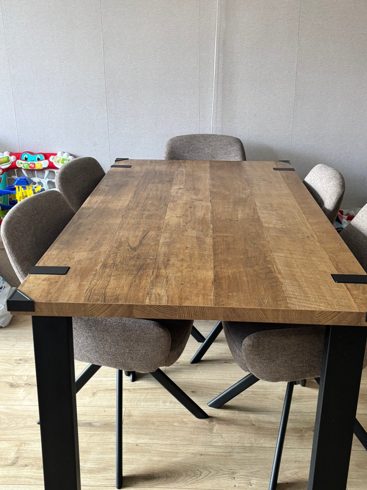 HACO Borneo meubelset – eettafel, salontafel& boekenkast, Ophalen, 50 tot 100 cm, Zo goed als nieuw, 150 tot 200 cm