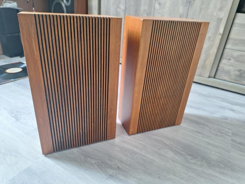 Vintage  speakers  voor liefhebber., Overige merken, Gebruikt, Ophalen of Verzenden, Minder dan 60 watt