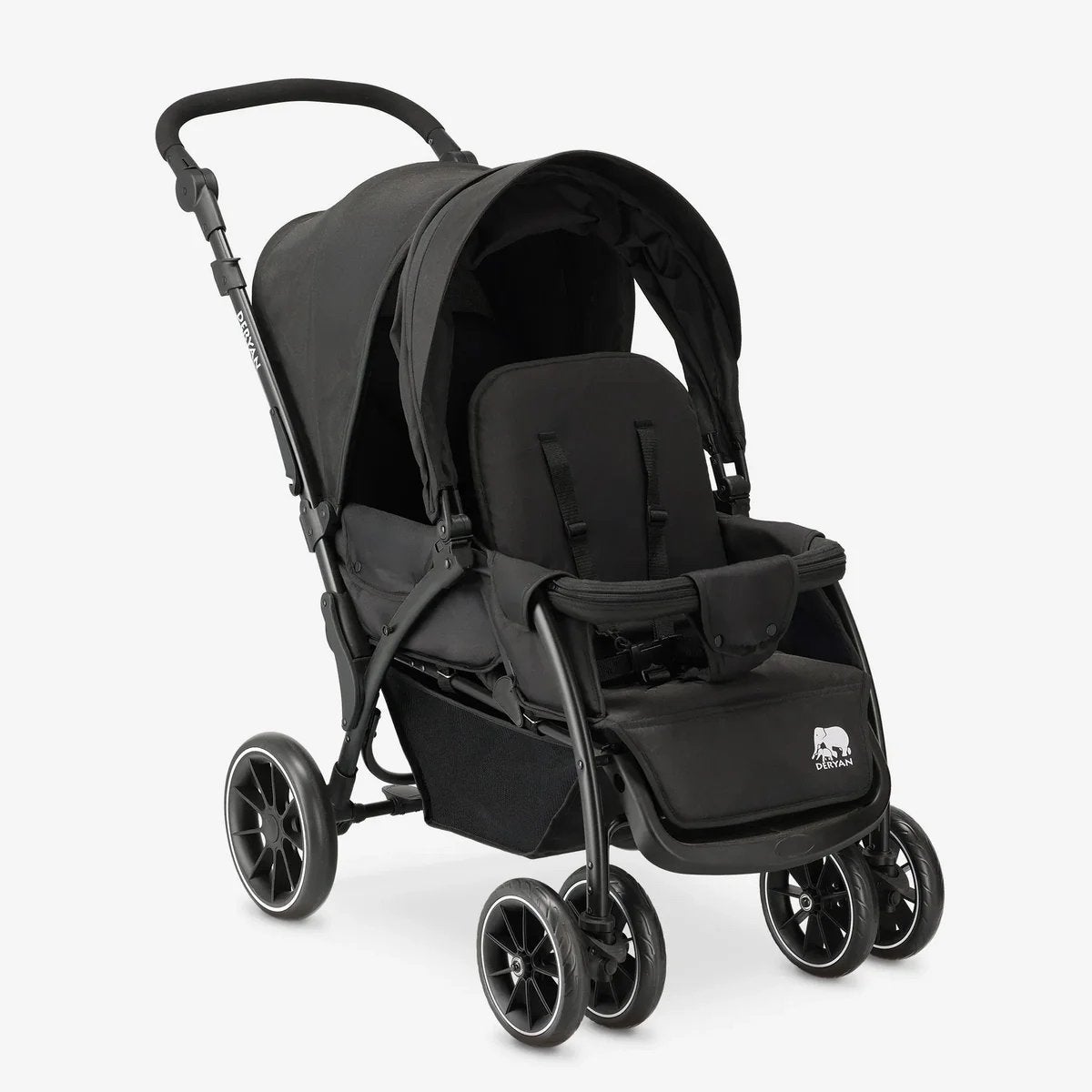 Dubbele kinderwagen deryan, Kinderen en Baby's, Gebruikt, Duowagen, Ophalen, Kinderwagen