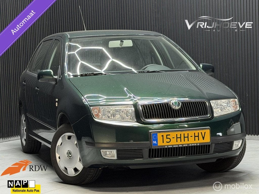 Skoda Fabia 1.4-16V Comfort|AUT|NAP|NW APK|AIRCO|ELEKPAKKET, Auto's, Gebruikt, 4 cilinders, 1070 kg, Origineel Nederlands