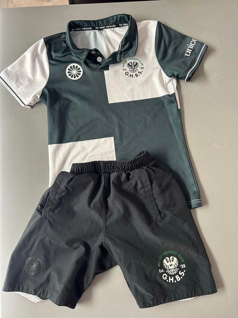 GHBS jongens tenue maat 140 - Hockeykleding, Zwart, Overige typen, Overige maten, Ophalen of Verzenden