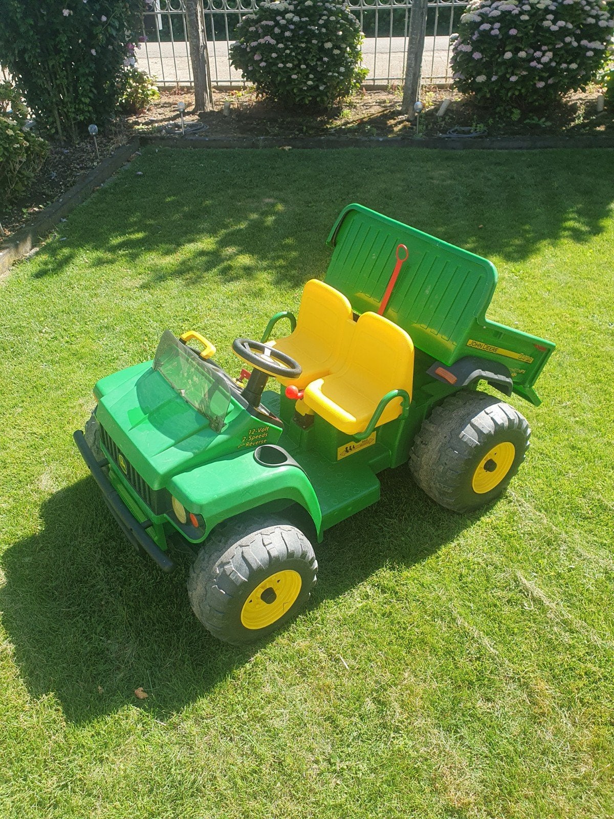 John Deere Gator HPX 12V Elektrische Kinderauto, Ophalen, Gebruikt, Trapvoertuig