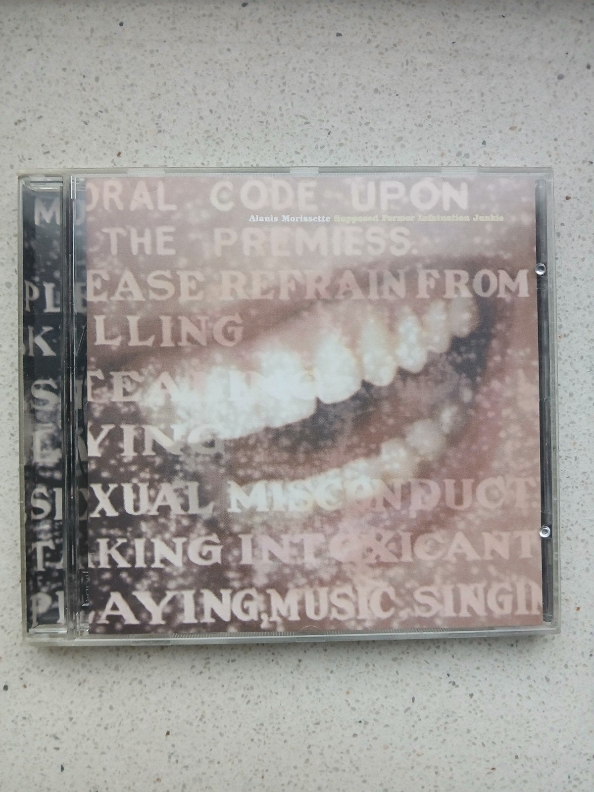 CD Alanis Morissette - Supposed Former Infatuation Junkie, Gebruikt, Pop, Ophalen of Verzenden, Inclusief boekje