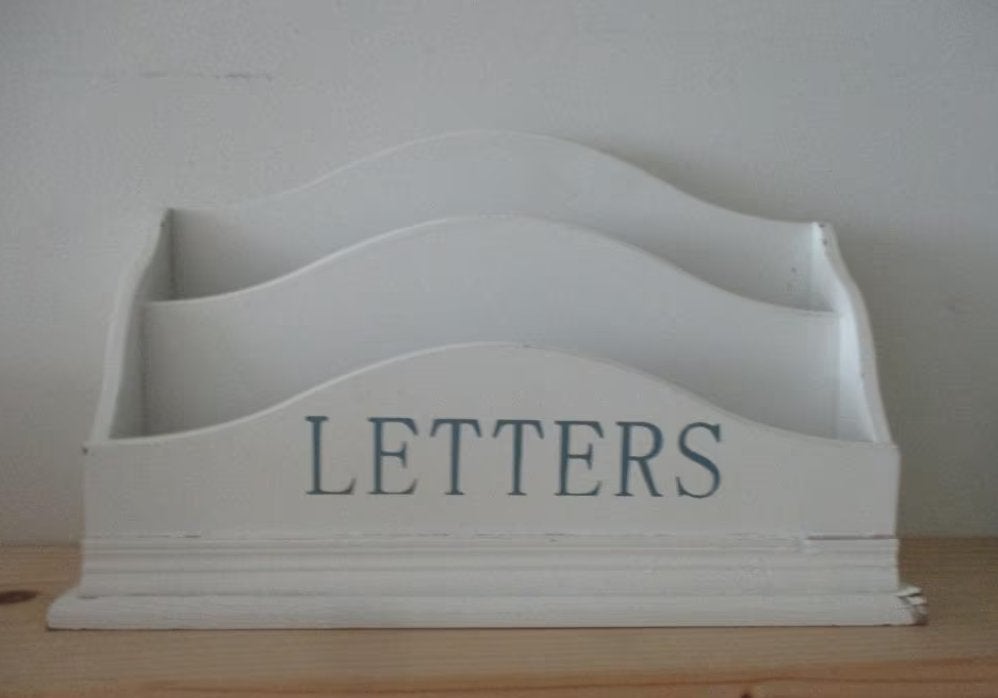 Houten letterbak / brievenbak, Huis en Inrichting, Woonaccessoires | Wanddecoraties, Oosterveldweg 15, 7274 DZ, Gebruikt, Verzenden