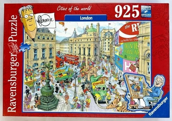 Ravensburger Fleroux 925 Puzzel Londen Cities of the world, Verzenden, 500 t/m 1500 stukjes, Zo goed als nieuw, Legpuzzel
