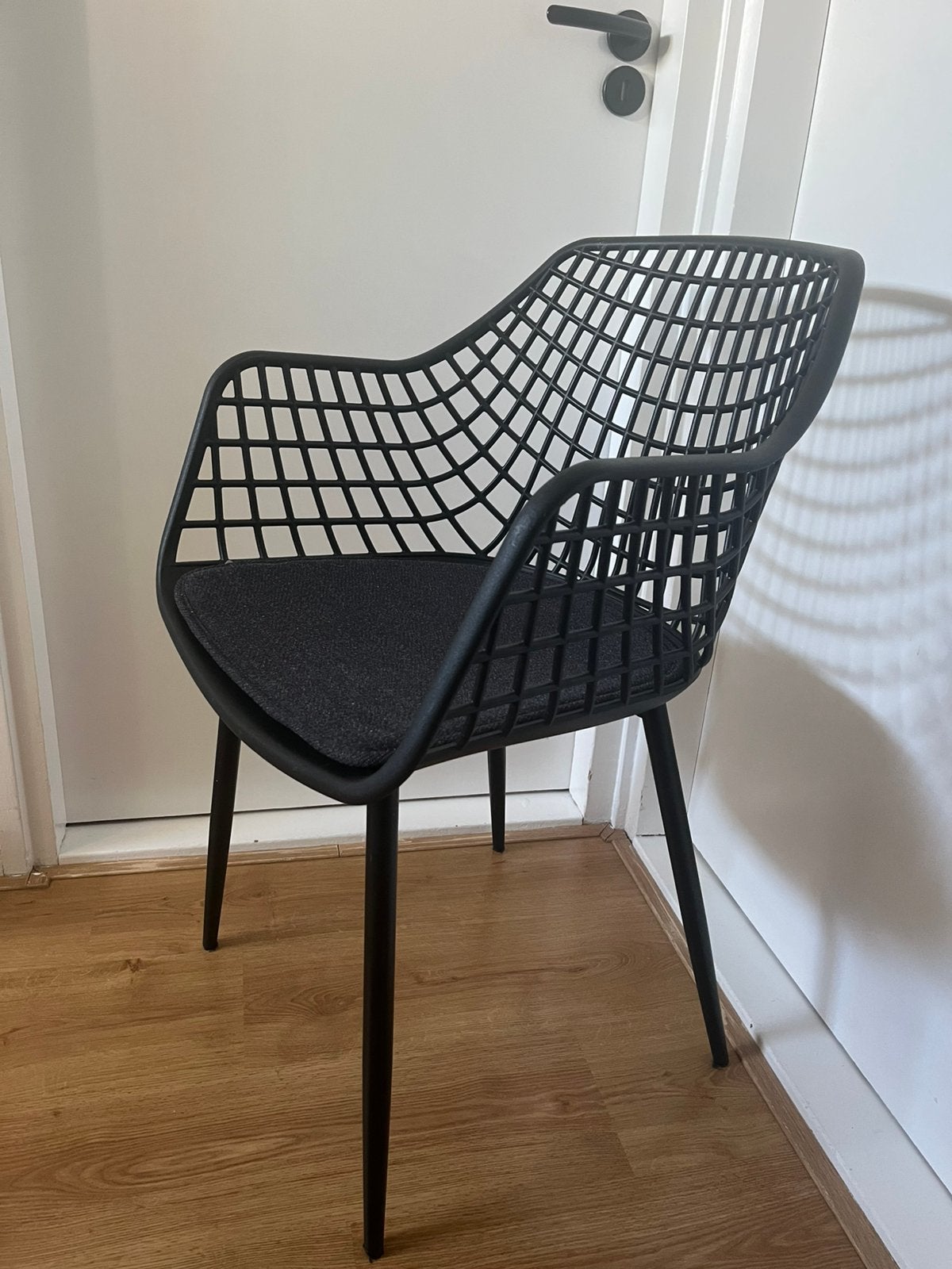 4x Kuipstoel Zwart, Ophalen, Zo goed als nieuw, Zwart, Vier
