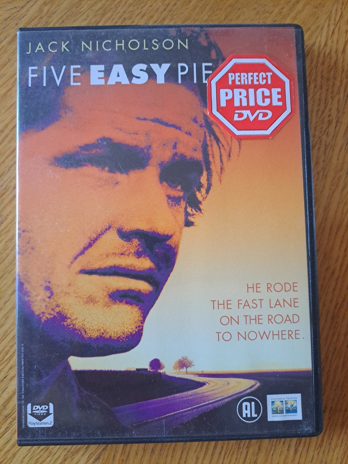 Five easy pieces dvd, €5,- = 3 voor €10,-!!!, Alle leeftijden, Ophalen of Verzenden, Zo goed als nieuw, Overige genres