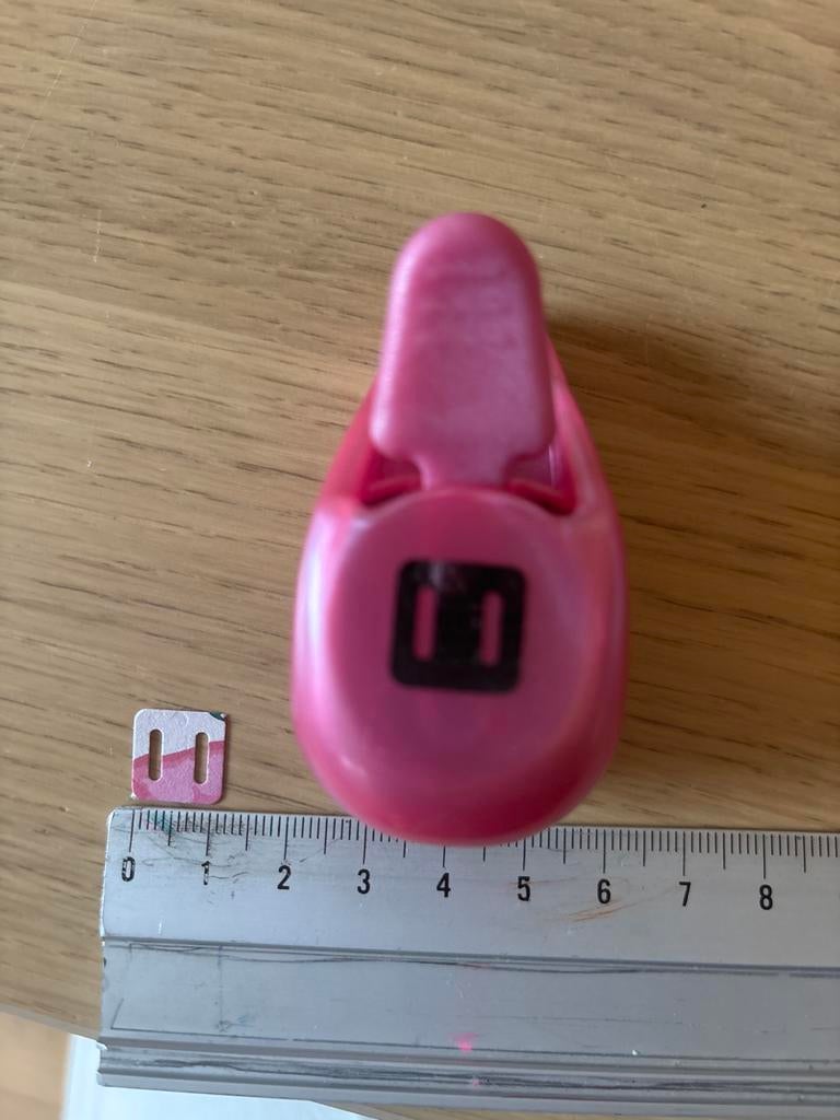 EK Succes Punch - Goede conditie, Roze, Gebruikt, Geschikt voor karton, Gereedschap of Toebehoren