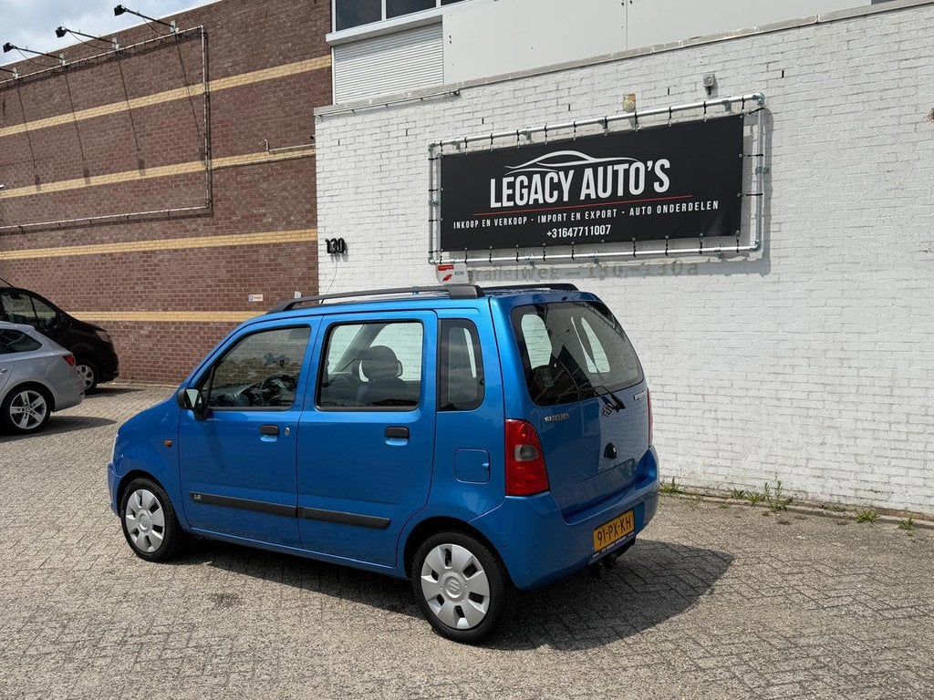 Suzuki Wagon R+ 1.3 GLX - AUTOMAAT - RIJDT & SCHAKELT GOED -, 94 pk, Stof, Zwart, Metallic lak