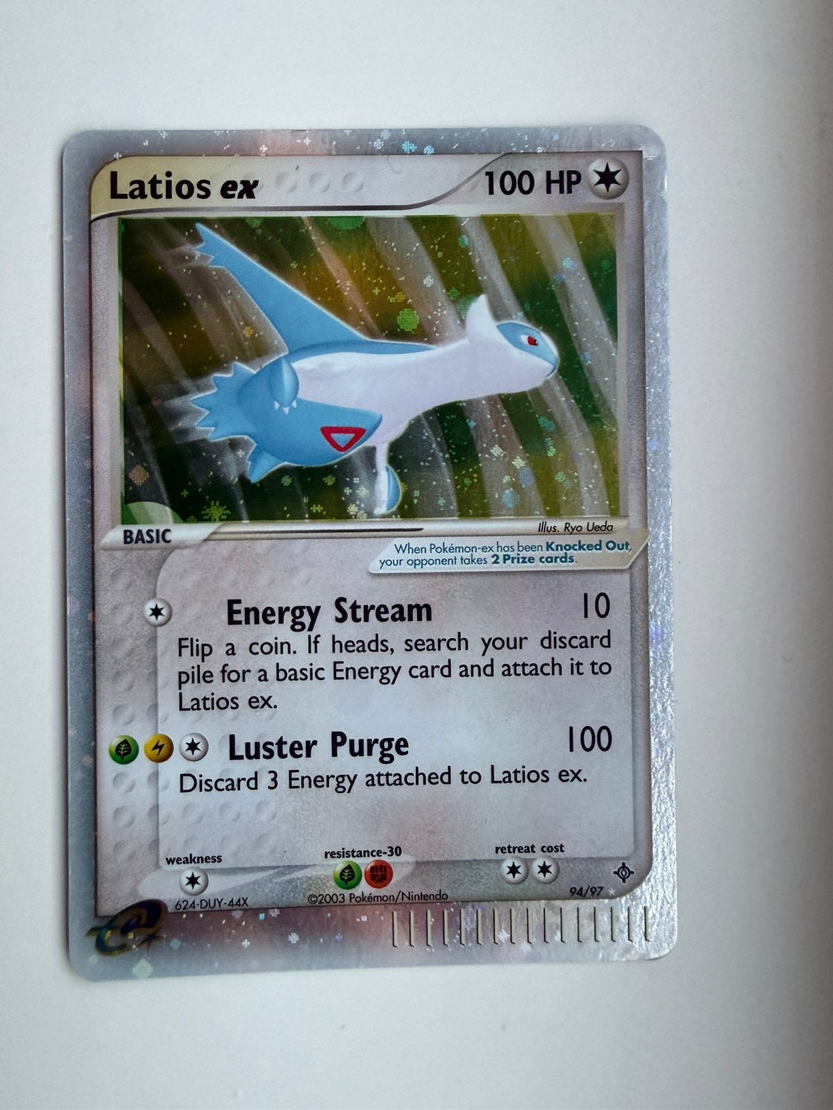 Latios EX holo, Ophalen, Zo goed als nieuw