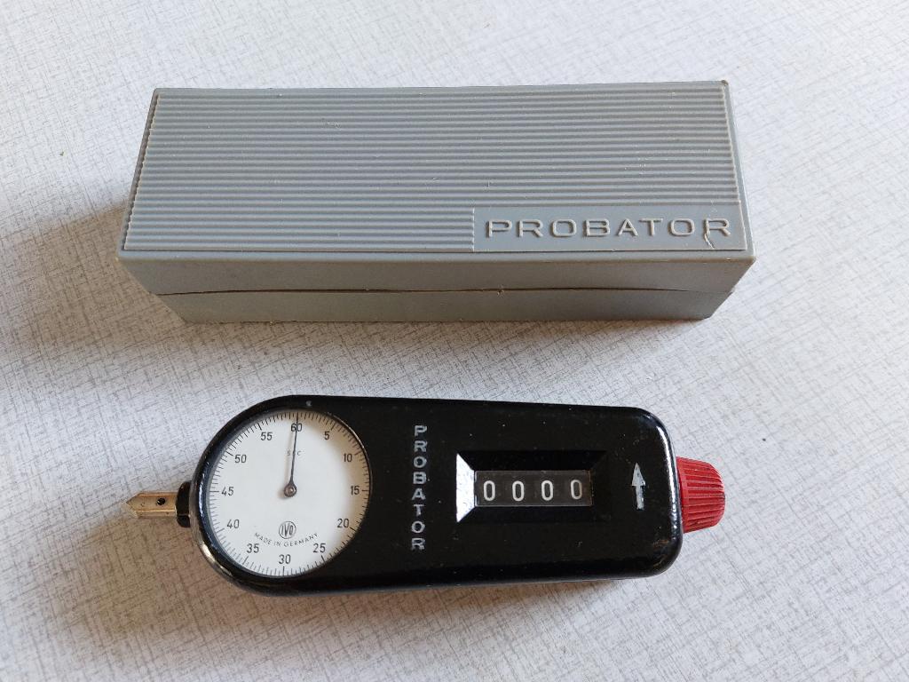 Mechanische PROBATOR Toerenteller / Tachometer, Ophalen of Verzenden, Gebruikt, Overige meters